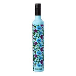 Vinrella Blue/Green Floral Fantasy 38 in. D Umbrella