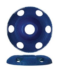King Arthur's Tools Holey Galahad 4 in. Tungsten Carbide Bolt-On Sanding Disc 90 Grit Coarse 1 pk