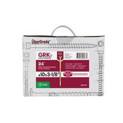 GRK Fasteners No. 10 X 3-1/8 in. L Star Climatek W-Cut Multi-Purpose Screws 1500 pk