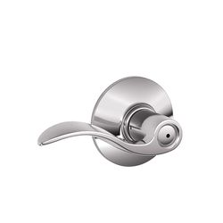 Schlage F Series Accent Bright Chrome Privacy Lever