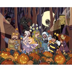 Boardwalk Holiday Halloween Adventure Jigsaw Puzzle Multicolored 500 pc