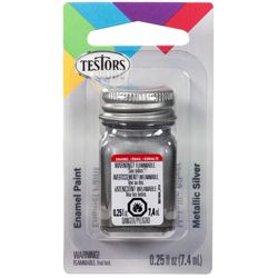 Testors Metallic Silver Hobby Paint 0.25 oz