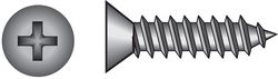 HILLMAN No. 12 Ga. X 1-1/4 in. L Phillips Flat Head Sheet Metal Screws 100 pk