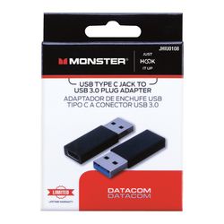 Monster Just Hook It Up USB Type C Jack 1 pack