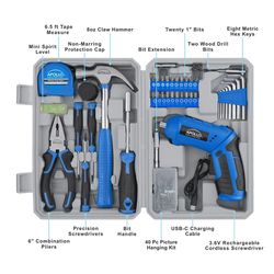 Apollo Tools Household Tool Kit 81 pc