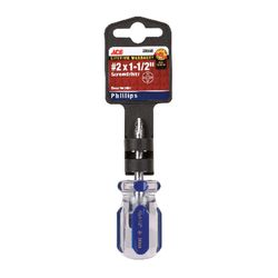 Ace No. 2 X 1-1/2 in. L Phillips Screwdriver 1 pc