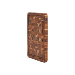 TeakHaus 14 in. L X 10 in. W X 1 in. Teak Wood Cutting Board