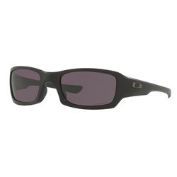 Oakley SI Fives Squared Sunglasses Unisex Matte Black Frame Prizm Gray Lens