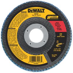 DeWalt 4-1/2 in. D X 7/8 in. X 0.250 in. thick Zirconia Flap Disc Cut-Off Wheel