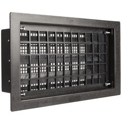 Master Flow 8 in. H X 16 in. W Black Plastic Foundation Vent