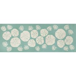 Liora Manne Frontporch 2 ft. W X 5 ft. L Blue Novelty Polyester Runner Rug