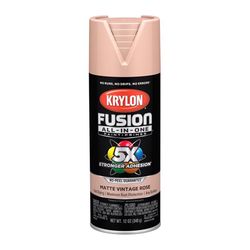 Krylon Fusion All-in-One® Flat/Matte Vintage Rose Paint +Primer 12 oz