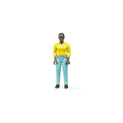 Bruder Bworld Woman Dark Skin Toy Multicolored