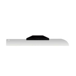 Allway 15 in. L Black Aluminum Trim Shield