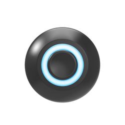 Heath Zenith Black/White Metal Wired Pushbutton Doorbell