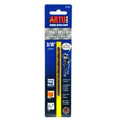 ARTU 3/16 in. X 3-9/16 in. L Cobalt Drill Bit Straight Shank 1 pc