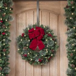 Haute Decor Adapt Brushed Nickel Hanger 25 in.