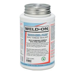 Weld-On White Seal Plus White Pipe Thread Sealant 0.5 pt