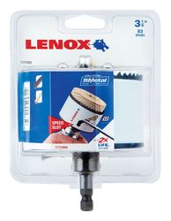LENOX Speed Slot 3-1/4 in. Bi-Metal 1.5 in. L Hole Saw Arbor Included