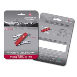 Victorinox Swiss Army Red 420 HC Stainless Steel < 3 in. Classic SD Multi-Function Knife