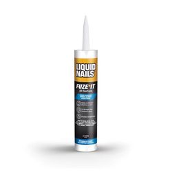 Liquid Nails Fuze-It All Surface High Strength Hybrid Adhesive Gray Adhesive 9 oz