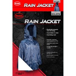 Boss Blue PVC/Polyester Rain Jacket XXL