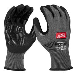 Milwaukee Wear Defense Protection Cut Level 3 Work Gloves Black L 1 pair