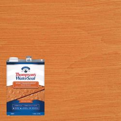 Thompson's WaterSeal Semi-Transparent Natural Cedar Water-Based Acrylic/Alkyd/Urethane Waterproofing