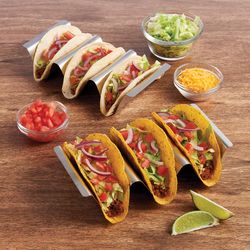 Hic Kitchen Sliver Stainless Steel Taco Holder Stand