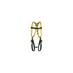 Safety Works Unisex Polyester Safety Harness 400 lb. cap. XL Yellow 1 pc