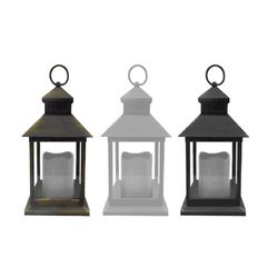 Alpine Glass/Plastic Assorted Lantern