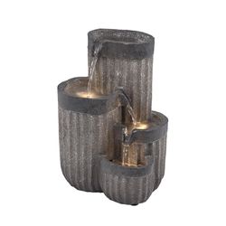 Alpine Polyresin Assorted Fountain with LED Light