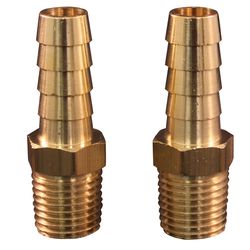Milton Brass Air Hose End 1/4 in. MPT 2 pc