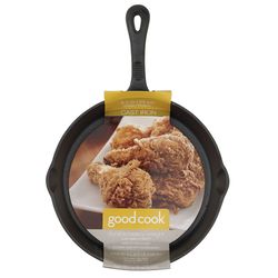 Good Cook Cast Iron Skillet 9.5 in. Black