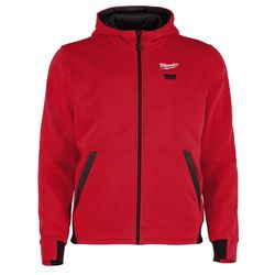 Milwaukee M12 XXL Long Sleeve Men's Full-Zip Heated Hoodie Red