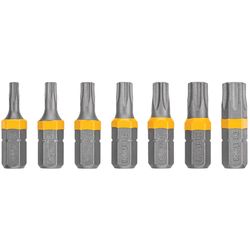DeWalt Max Fit Torx Assorted X 1 in. L Screwdriver Bit Set Steel 7 pk