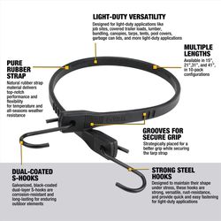 DeWalt Tarp Strap 31 in. L 10 pk