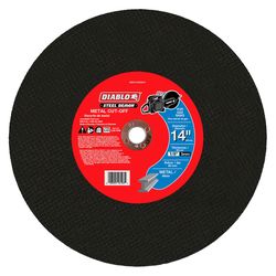 Diablo Steel Demon 14 in. D X 20 M X 1/8 in. thick Metal Cutting Disc 1 pc