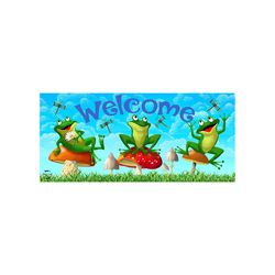 Briarwood Lane 22 in. W X 10 in. L Multi-Color Rubber Door Mat