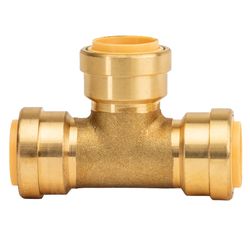 QuickFitting Push to Connect 3/4 in. PF in. Brass Tee