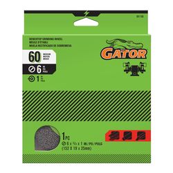 Gator 6 in. D X 1 in. X 3/4 in. thick Grinding Wheel 1 pc