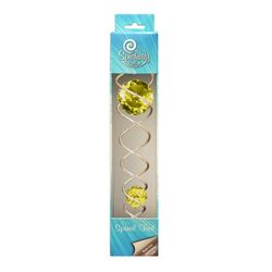 Spinfinity Designs Multi-color Stainless Steel 13.62 in. Gold/Gold Twister Outdoor Spinner