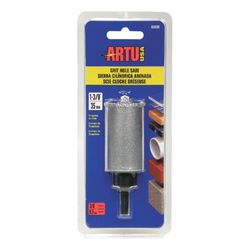 ARTU 1-3/8 in. Carbide Grit 4-1/2 in. L X 3/8 in. D Hole Saw Arbor Included