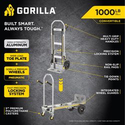 Gorilla Hand Truck 1000 lb. cap.