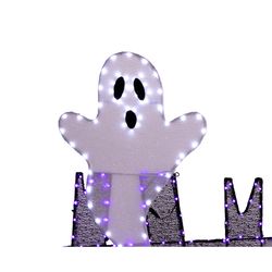 Celebrations Multicolored 750 ct 59 in. LED Fence Halloween Decor
