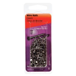 HILLMAN Anchor Wire 18 Ga. X 5/8 in. L Bright Steel Wire Nails 1 pk 2 oz