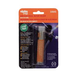 Alpha Fry 0.9 oz Lead-Free Flux Core Solder 0.062 in. D Silver-Bearing Alloy 1 pc