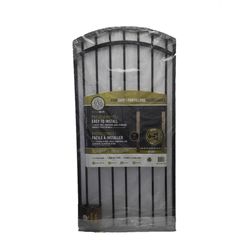 Nuvo Iron 68 in. L Galvanized Black Steel Adjustable Gate Kit 1 pk