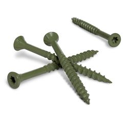 HILLMAN No. 10 in. X 3 in. L Green Star Flat Head Exterior Deck Screws 13 lb 800 pk