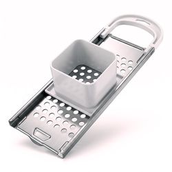 Harold Import Silver/White Plastic/Stainless Steel Spaetzle Maker